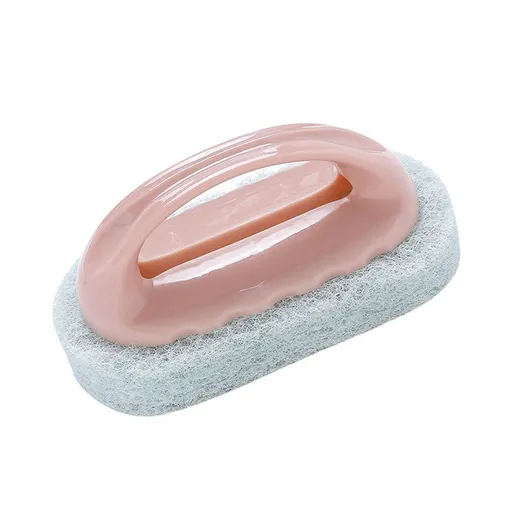 Sponge Brush Wall Tile Glass Cleaning Sponge Scouring Pad Dish Wand Sponge Washing Scrubber for Kitchen Bathroom Tile（A set of 2）