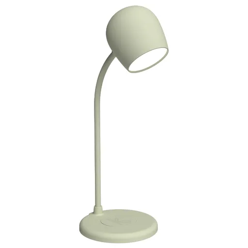 Kreafunk Ellie Lamp W/ Qi Charger And Bluetooth Speaker - Dusty Olive
