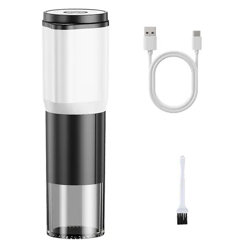 Electric Coffee Grinder - Rechargeable Coffee Mill, Compact Grinder for Office & Travel