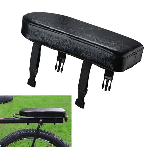 E-Bike Rear Seat Cushion Thick Back Rack Saddle Seat Pad for Boys and Girls Bikes Universal Fit for Electric Bicycles