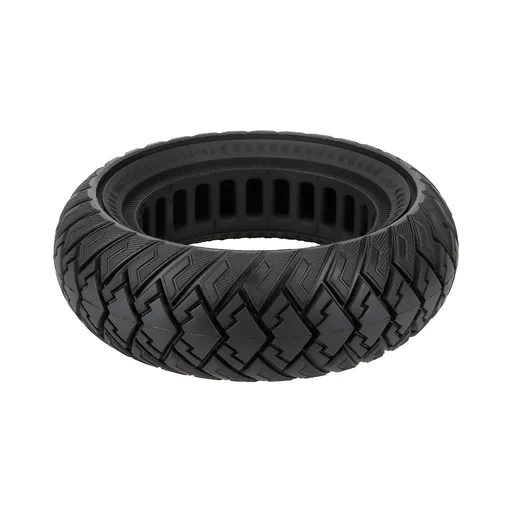 10-inch 10*3 off-road solid tire 255×80 non-slip explosion-proof tire 80/65-6 airless honeycomb tire Black Tire only