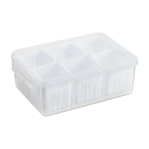 Chopped Green Onion Crisper Multipurpose Large Capacity Refrigerator Food Storage Container with Drain Holes for Kitchen