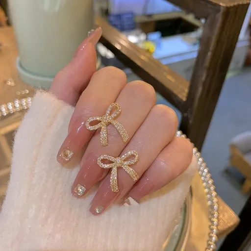 Bow Earrings for Women Pearl Bow Earrings Rhinestone Pearl Pink Bow Earrings Earrings for Women Ribbons Knotbow Earrings