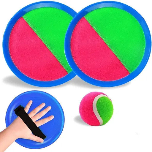 Outdoor Games, Toss and Catch Ball Set, Toys for 3 4 5 6 7 8+ Year Old Christmas Birthday Gifts, 2 Paddles 1 Ball