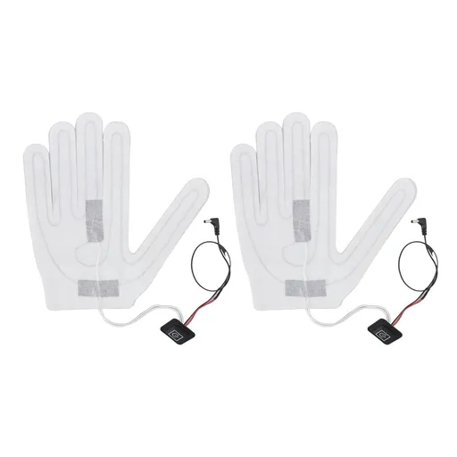 2 PCS Electric Heating Sheet 3 Gears Adjustable Heating Film Replacement DC Electric Heater Pads for Heating Gloves