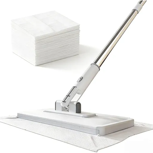 New Retractable Model Convenient Cloth Changing Lazy Zero Touch Mini Mop for Small Spaces ，Comes with A Reusable Cloth