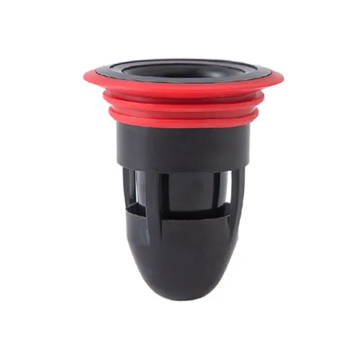Shower Waste Water Drainer,No Filter Deodorant Anti-clogging Backflow Preventer Sewer Floor Drain Core for Bathroom Kitchen(Black)