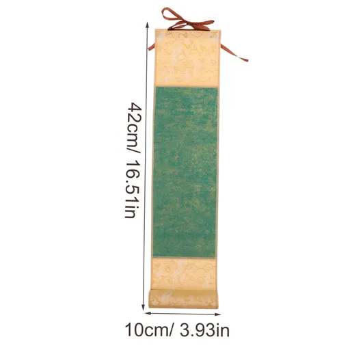 Scroll Paper Small Hanging Scroll Chinese Calligraphy Art Wall Scroll Accessories Picture Scroll Gilt Cloth Calligraphy Blank