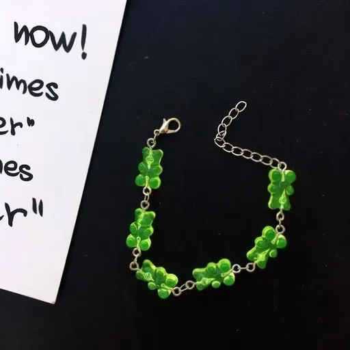 Veile Studios Gummy Bear Bracelet - Green