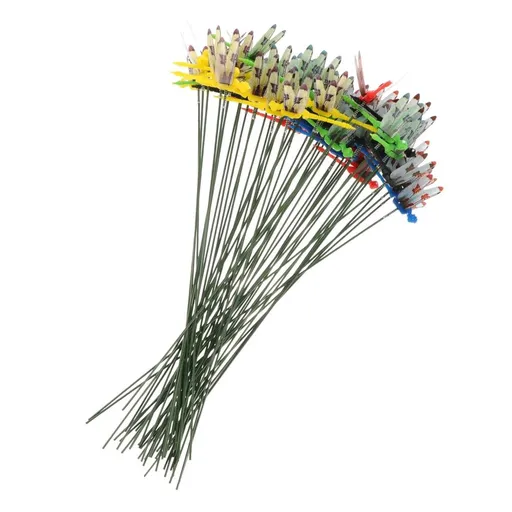 50pcs Dragonflies Decorative Ornaments with Vivid for Flower Beds and Gardens