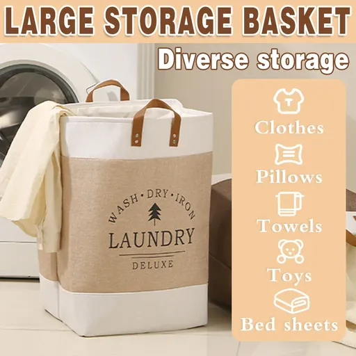 Foldable Laundry Basket Clothes Storage Bin Dirty Clothes Hamper Toy Organizer
