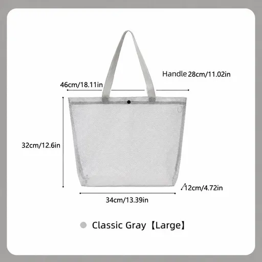 Jinmiao Mesh Storage Bag Large Capacity