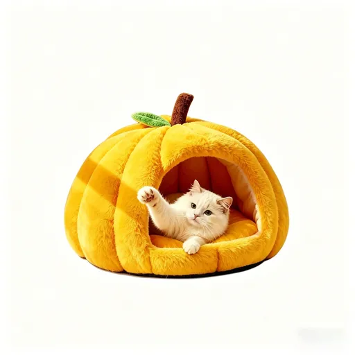 Yellow Pumpkin Short Plush Version L