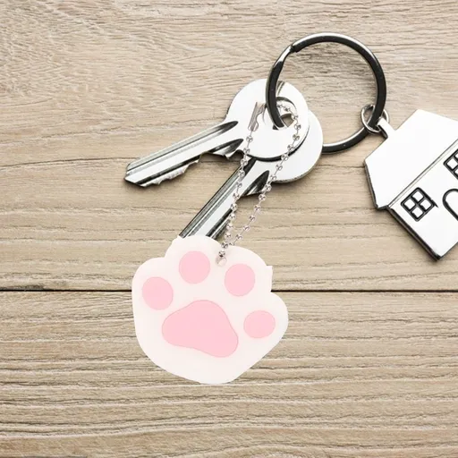 Cute Cat Paw Silicone Key Covers Assorted Color Soft Protective for Keys