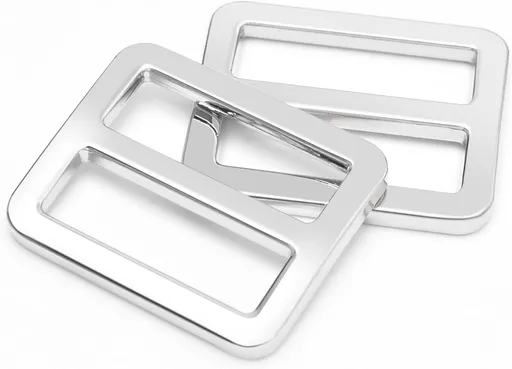 CooBigo 24Pcs 1" Adjustable Buckles Metal Slider Buckles Tri-Glide Slide Strap Adjuster for Shoulder Bag Handbag Dog Collar Backpack Hardware Making