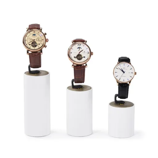 Watch Display Stand Stud Earring Holder Watches for Men Bracelet Holder Stand Lip Gloss Holder Trumpet Stand Resin Watch 3pcs