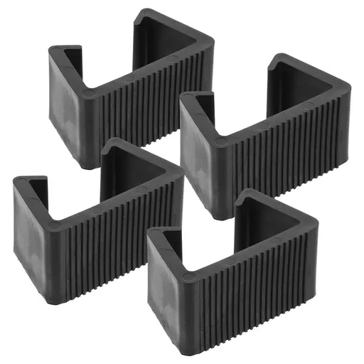 4- Black Plastic Chair Connector Clips for Indoor and Outdoor Furniture, Secure Grip with Enhanced
