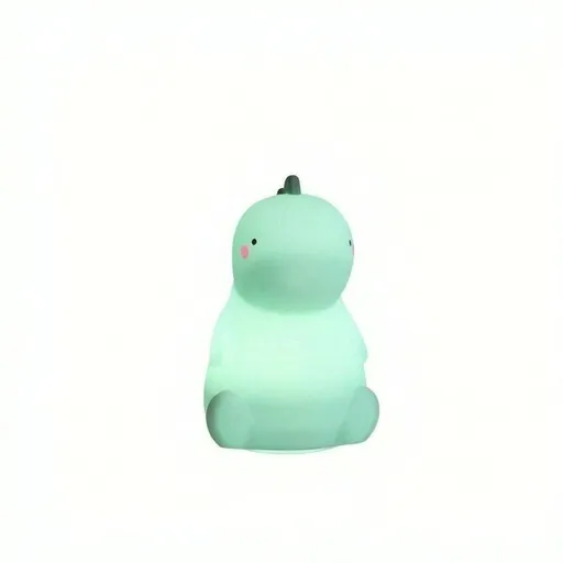 Cute Color Changing Silicone Baby Night Light with Touch Sensor, Portable Rechargeable LED Bedside Nursery Lamp for Toddler's Room