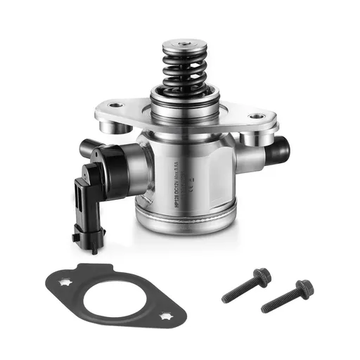 High Pressure Fuel Pump with Gasket and Bolts, Compatible with Buick LaCrosse, Regal, Verano, Chevrolet Captiva Sport, Equinox, Impala, Malibu, GMC Terrain 2010-2017 L4 2.4L, Stainless Steel