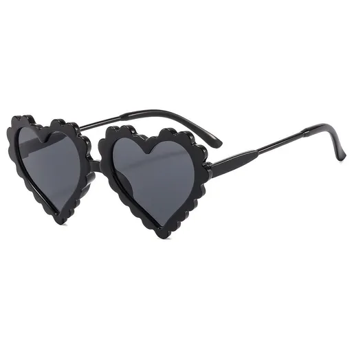Girl Heart Sunglasses,Fashion Cute Glasses UV Protection Outdoor Girl Heart Shaped Sunglasses for Toddler Party Beach-4pcs
