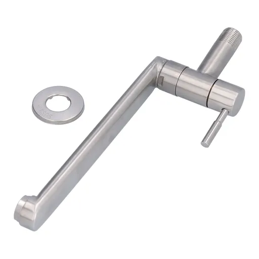G1/2 Lengthen Water Faucet 304 Stainless Steel Single Cold Water Tap for Kitchen Balcony Mop Pool