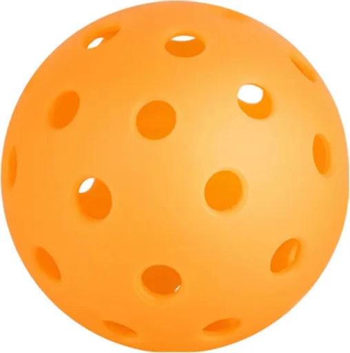 Outdoor Pickleballs 4 Pack 40-Hole PP Pickleball Balls 74mm Durable Practice Training Balls with Storage Box - Orange