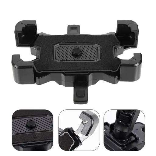 Rotatable Bike Phone Mount with Stable Support and Comfortable Padding for Phone