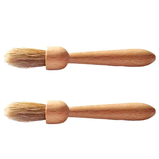 Coffee Grinder Brush Bamboo Handle Cleaning Brush Tool for Coffee Maker