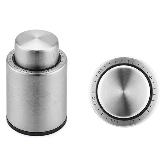 [2 PACK]Wine Bottle Stoppers，2-in-1 Vacuum Wine Stopper，Reusable Wine Preserver, Vacuum Pump Corks Keep Wine Fresh, Best Gift Accessories