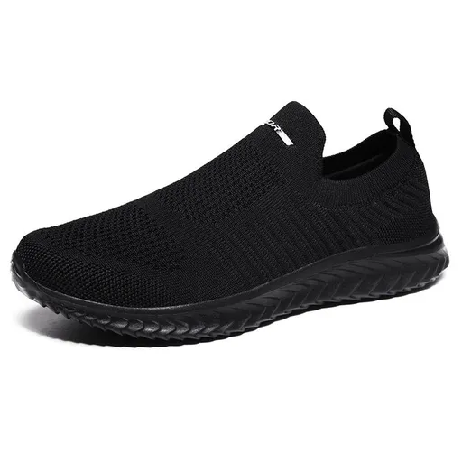 Men Sports Shoes Lightweight Breathable Mesh A19 Black 41