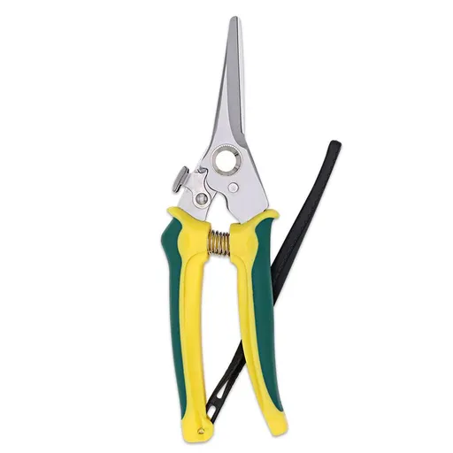 Bonsai Gardening Craft Scissors Multifunctional Shears Line Groove Shears Stainless Steel Rubber Straight Pruning Shears