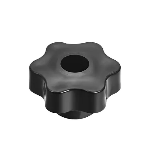 Clamping handle screw knob handle thread star shaped, flat hand twisted rubber head nut copper core nut square knob adjustment nut