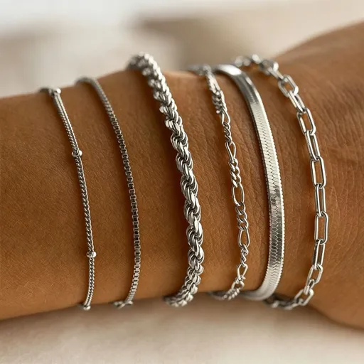 Minimalist Irregular Bangle Set Women Stackable Bracelet Set Hand Jewelry h5889-1 Nice Christmas Present
