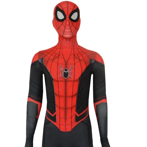 Spiderman Cosplay Costume Milk Silk One Piece Suit Expedition (luxury headgear) Children's 120 yards