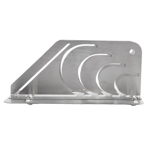 Professional Foam Pipe Cutter Tool Stainless Steel 45 Degree Foam Pipe Insulation Cutting Fixture for Homes Industries L