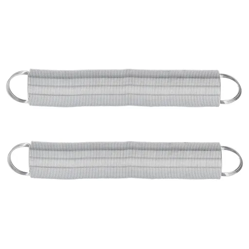 2pcs Electric Fence Spring Gates Stainless Steel 16 Feet Tension Livestock Fence Spring for Pasture