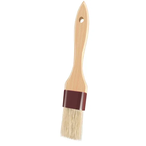 Pastry Brushes for Baking Basting Brush with Boar Bristles and Beech Hardwood Handles Culinary Oil Brush for Barbecue (1.5 inch)