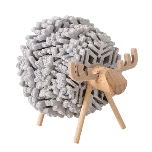 Sheep Snowflake Coasters Dining Table Placemats Wine Coaster Beverage Coaster Snowflake Cup Cushion Car Ornament Snowflake Cup