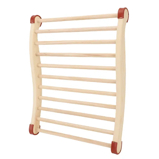 Sauna Backrest Sauna Accessories Wooden Anti Slip Comfortable S Shape Design Sauna Chair Back