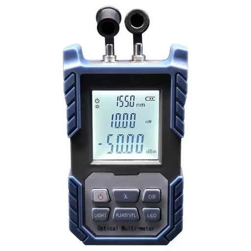 Unique Portable Optical Multimeter, Photometer with VFL, Test Range: 800-170mm Optical Fiber Power Meter FC/SC/ST Universal Interface