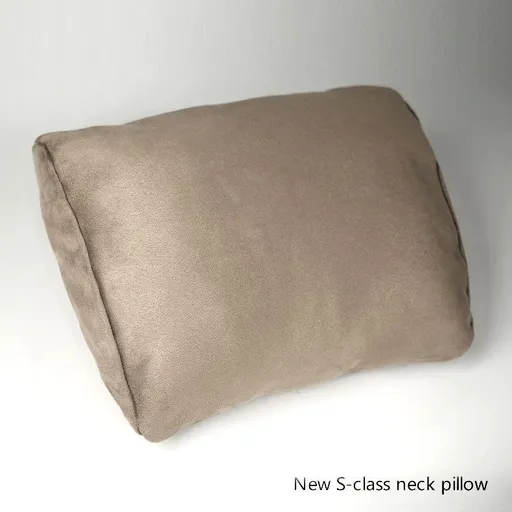 Mercedes Benz S Class Headrest Lumbar Support Pillow Dark brown neck pillow