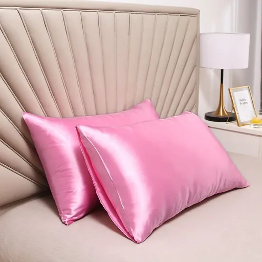 Pillowcase Polyester 60 Thread Count Solid Color Cherry Blossom Pink 50*66cm【1 pack】