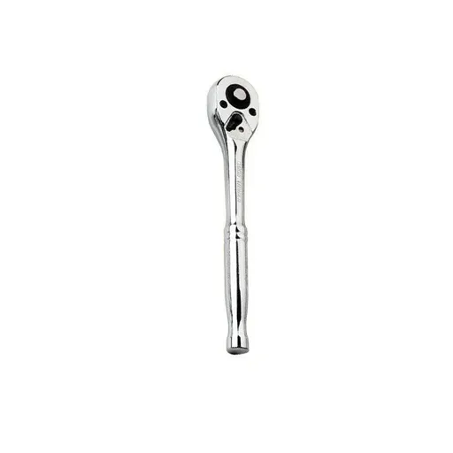 Quick Release Ratchet Handle 1/4 inch 3/8 inch 1/2 inch Drive Reversible Socket Wrench - 14x195x32mm