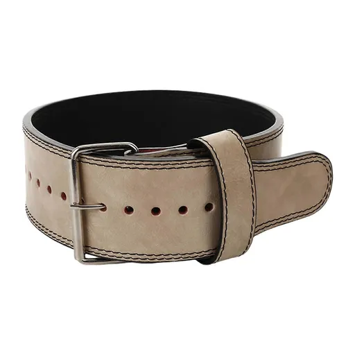Weightlifting Belt Adjustable Fitness Training Belt for Powerlifting, Bodybuilding and Strength Training - Khaki L