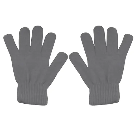 Winter Gloves Warm Strecty Knit Gloves for Men Women- Dark Gray One Size Light Ashy