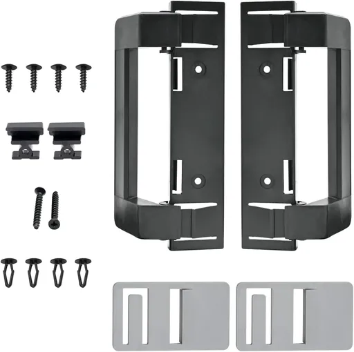 2 Pack 3316882900 RV Refrigerator Door Handle Holder Grip Black Hardware, Fit for 3316882.900 S,Std Dr Combo-6/8 Amii DM2672, DM2682, DM2872, DM2882 Refrigerators with Airing Cards -