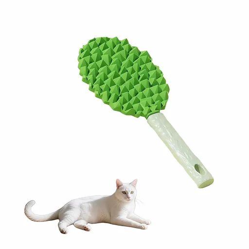 Pet Grooming Tool Dual-Sided Massage Comb 8.66 inch Green