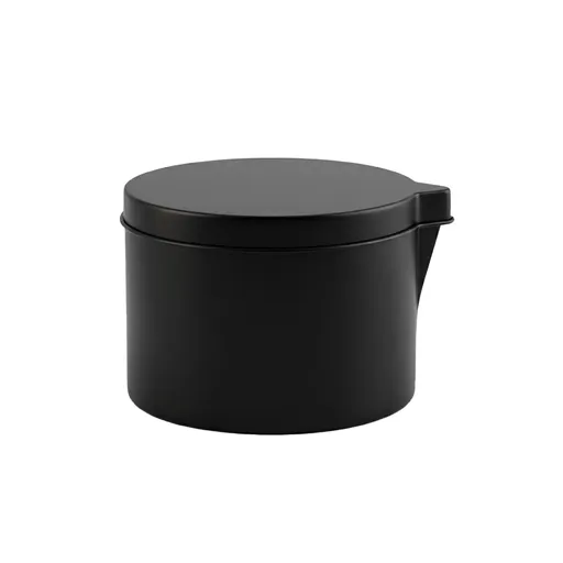 10Pcs Pour Spout Candle Tin Can 40oz For Soy Wax Melts Storage Craft Gift Use - Black