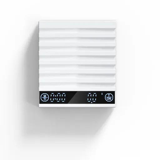 Coffee Scale Electronic Espresso Scale, Free Switching of Ounce/kg Units, Digital Scale for Kitchen/Baking/Cooking, white