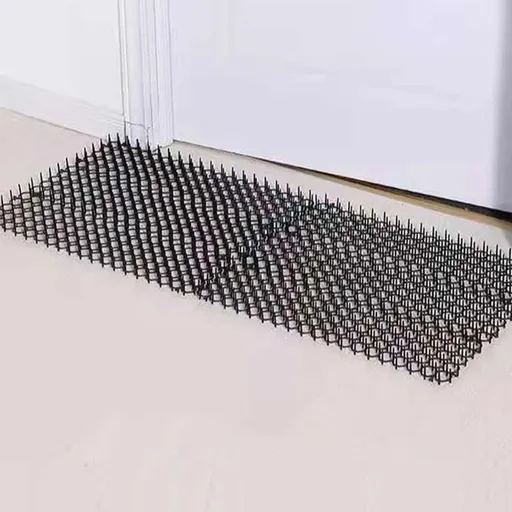 Anti Cats Net, Cat Net Plastic Pet Anti Cat Stinger Pad Household Animal Repellent Mats Metal Plastic Pad (Black)